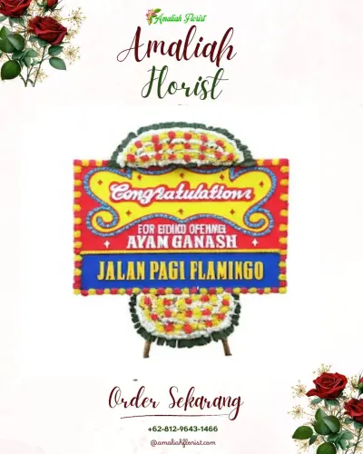 Bunga Papan Congratulation di Ciaruteun Udik